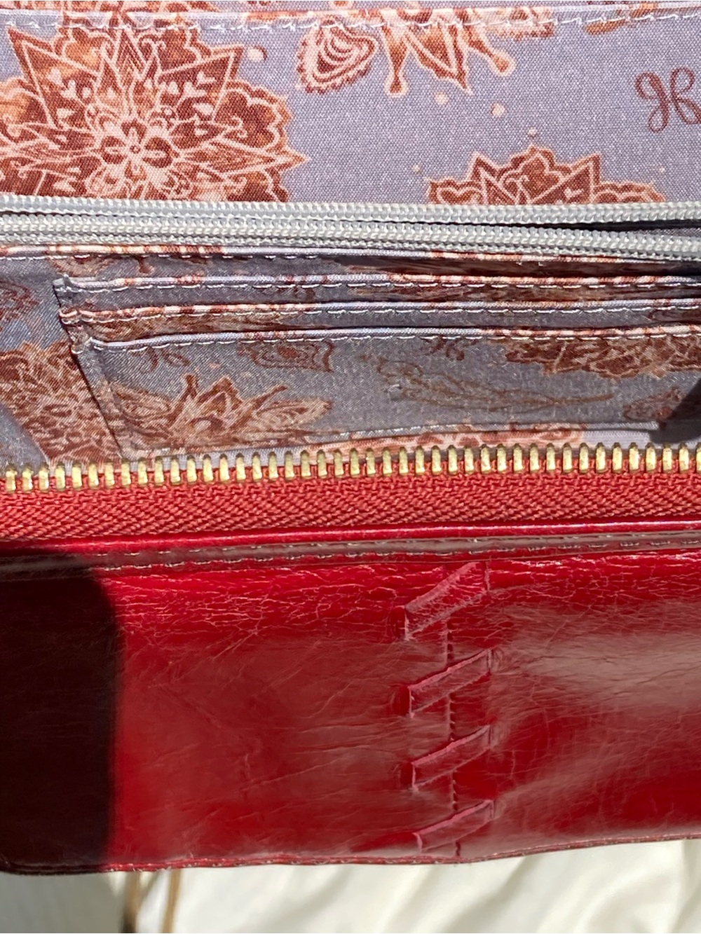 HOBO - Red Leather Wallet - Picture 5 of 6